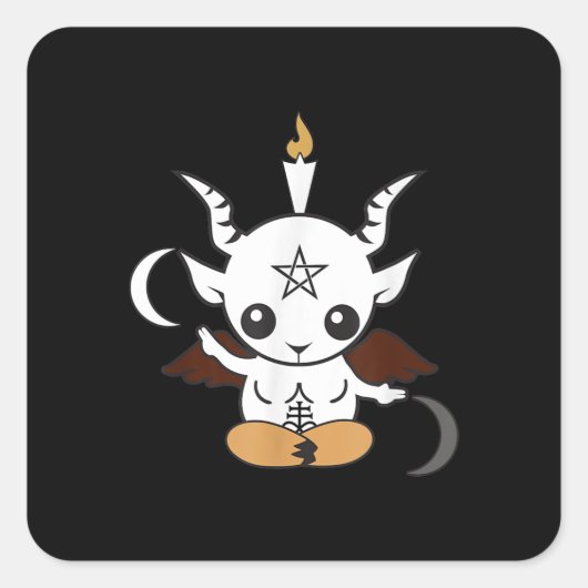 ヤートバプホメスハロウィンギフト スクエアシール (正面)