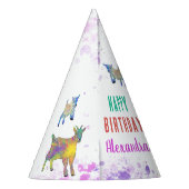 ヤートファームアニマルハッピーバースデーハット パーティーハット (裏面)
