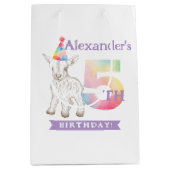 ヤートファームアニマルパステル5th誕生日抱き枕 ミディアムペーパーバッグ (正面)