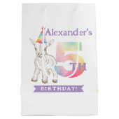 ヤートファームアニマルパステル5th誕生日抱き枕 ミディアムペーパーバッグ (裏面)