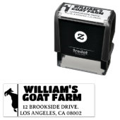 ヤートファームビジネスカイユニークティ差出人住所 セルフインキングスタンプ (インサイチュ)