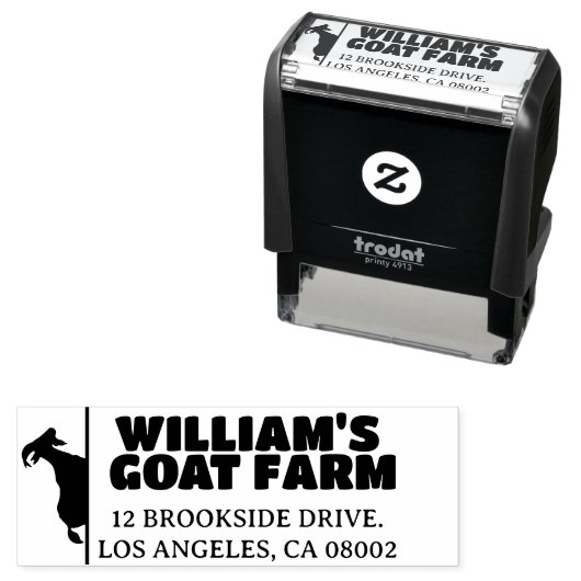 ヤートファームビジネスカイユニークティ差出人住所 セルフインキングスタンプ (インサイチュ)