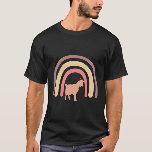 ヤートファーム農家農業アニマルレインボー Tシャツ (正面)