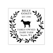 ヤートベリーローレル編集可能ビジネスII ラバースタンプ (インプリント)