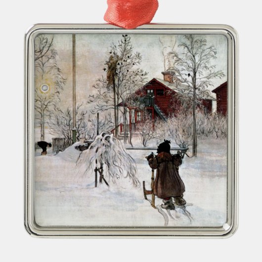 ヤードおよび洗浄ハウス、カールラーション メタルオーナメント (正面)