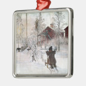 ヤードおよび洗浄ハウス、カールラーション メタルオーナメント (左)