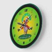 ヤードのサンタ ラージ壁時計 (傾斜)