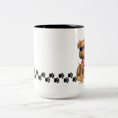 ヤードのスクーターのコーヒー・マグ ツートーンマグカップ (中央)