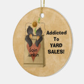 ヤードセールに熱中される! オーナメントの常習者 セラミックオーナメント (左)