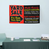 ヤードセールのガレージセールの再使用可能な広告 横断幕 (トレードショー)