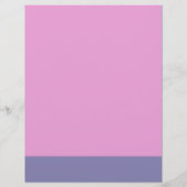 ヤードセールのフライヤーテンプレート（ピンク&ラベンダー） チラシ (裏面)