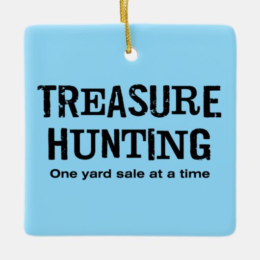 ヤードセールショッピング セラミックオーナメント (正面)