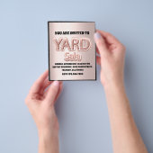 ヤードセールバラ赤面パウダーグリッター チラシ (手)