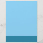 ヤードセールフライヤーテンプレート（アクアブルー） チラシ (裏面)