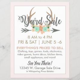 ヤードセールフライヤーテンプレート – ライト チラシ