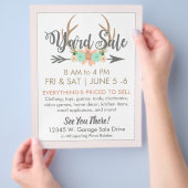 ヤードセールフライヤーテンプレート – ライト チラシ (手)