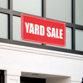 ヤードセール屋外3x5バナー 横断幕 (ビルの外側)