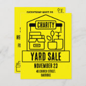 ヤードセール招待状 (正面/裏面)