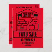 ヤードセール招待状 (正面/裏面)