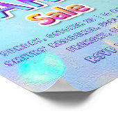 ヤードセール ホーム ドリップス ホログラフィック アナウンスメント ポスター (角)