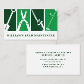ヤードツールプロフェッショナル緑白 名刺 (正面/裏面)
