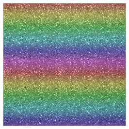 ヤードバイフェイクメタリック虹のグリッター箔 ファブリック