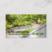 ヤードローンガーデニ気にングランドスキャパー造園 名刺 (正面)