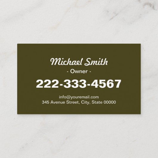 ヤードローンガーデ気にィング造園グリーングラス 名刺 (裏面)