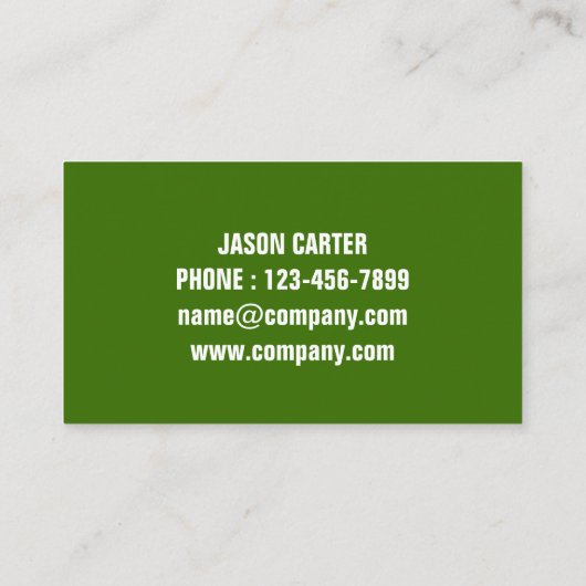 ヤードローン気にモーニングランドスキャパー造園 名刺 (裏面)