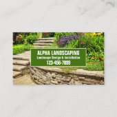 ヤードローン気にモーニングランドスキャパー造園 名刺 (正面)