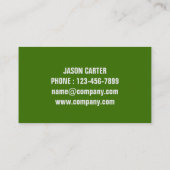 ヤードローン気にモーニングランドスキャパー造園 名刺 (裏面)