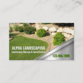 ヤードローン気にモーニングランドスキャパー造園 名刺 (正面)