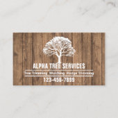 ヤードローン気に造園アーボリストツリーサービス 名刺 (正面)