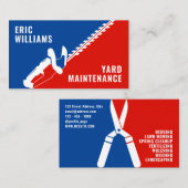 ヤード保守スポーティなロゴ 名刺 (正面/裏面)