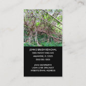 ヤード廃棄物除去 名刺 (裏面)