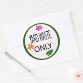 ヤード廃棄物 ラウンドシール (封筒)