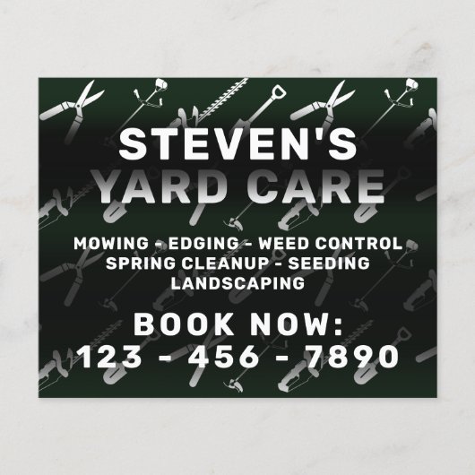 ヤード気にツールパターン チラシ (正面)