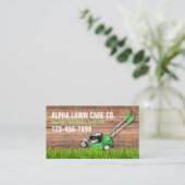 ヤード気に芝地景造園芝刈り 名刺 (スタンド正面)