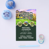 ヤード芝刈りフ気にラモダンイヤー チラシ (シングル)