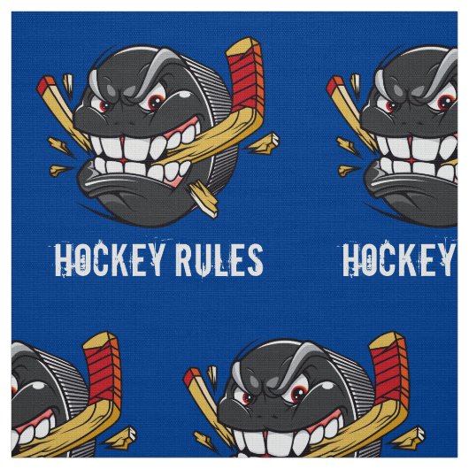 ヤード、あなたの文字、色アイスホッケーの生地 ファブリック (見本)