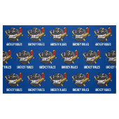 ヤード、あなたの文字、色アイスホッケーの生地 ファブリック (ファットクウォーター)