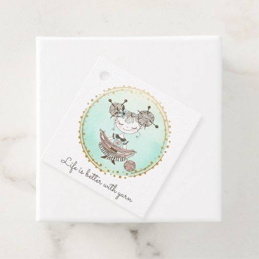 ヤーンお洒落恋人ガール フェイバータグ (インサイチュ)