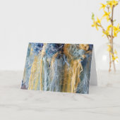 ヤーンのイメージのブランクのメッセージカード カード (黄色い花)