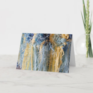 ヤーンのイメージのブランクのメッセージカード カード