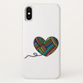 ヤーンのハートのiPhoneの場合 Case-Mate iPhoneケース (裏面)