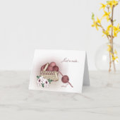 ヤーンのバスケットのメッセージカード-かぎ針編み カード (黄色い花)