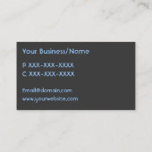 ヤーンの巧妙な超並外カスタムれたビジネスのカード 名刺 (裏面)