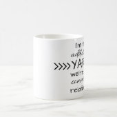 ヤーンの常習者のマグ コーヒーマグカップ (中央)