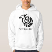 ヤーンの探求のフード付きスウェットシャツ パーカ (正面)