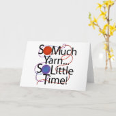 ヤーンの時間 カード (黄色い花)